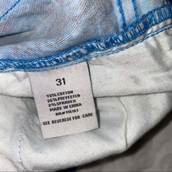 Blue Patterned Romeo & Juliet Couture Jeans - Picture 8 of 8